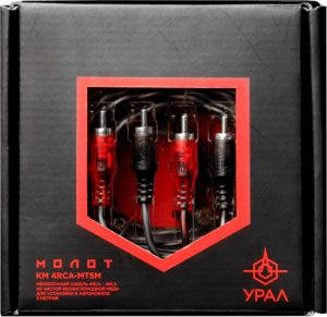 Профессиональный межблочный кабель 4RCA &amp;#8211; 4RCA УРАЛ КМ 4RCA МТ5М
